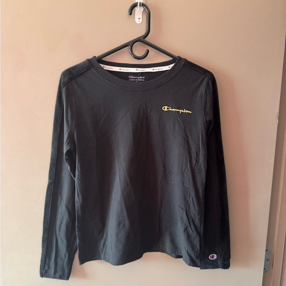 Champion Black Long Sleeve Shirt